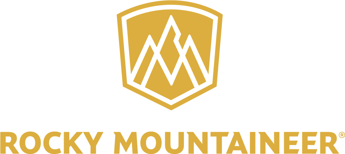 More About Rocky Mountaineer - Rocky Mountaineer Train Logo (1125x525), Png Download