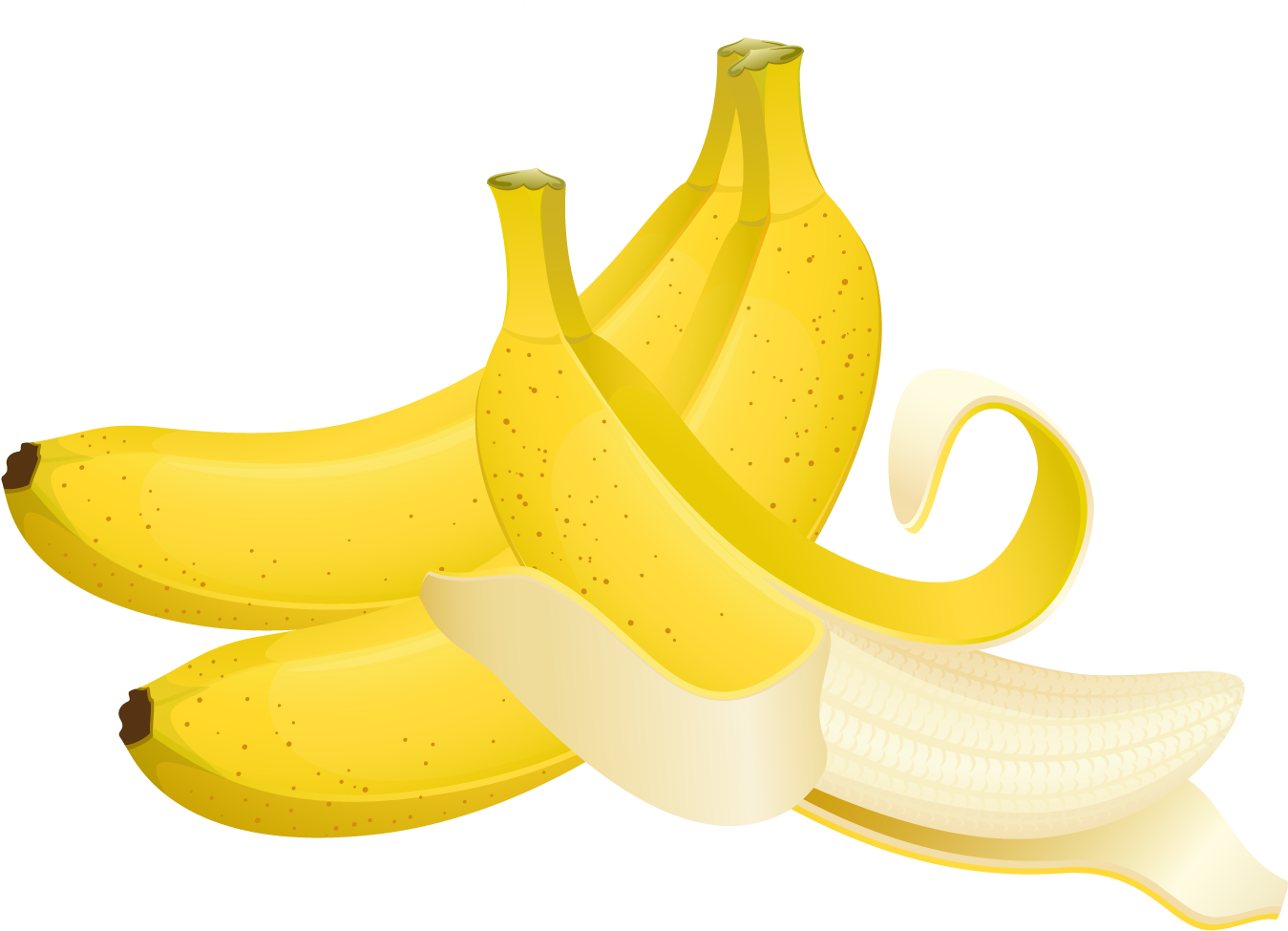 Clip - Banana (1416x974), Png Download
