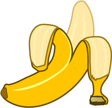 Clipart Resolution 540*540 - Cartoon Banana Peel Png (540x540), Png