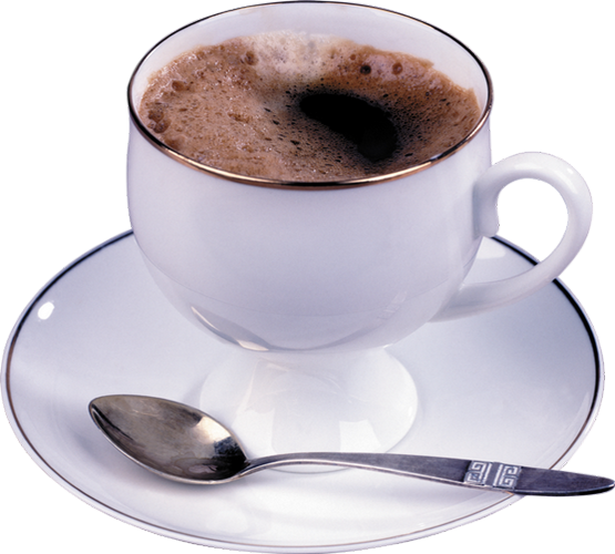 Tasse De Café - Чашка Кофе На Прозрачном Фоне (555x500), Png Download