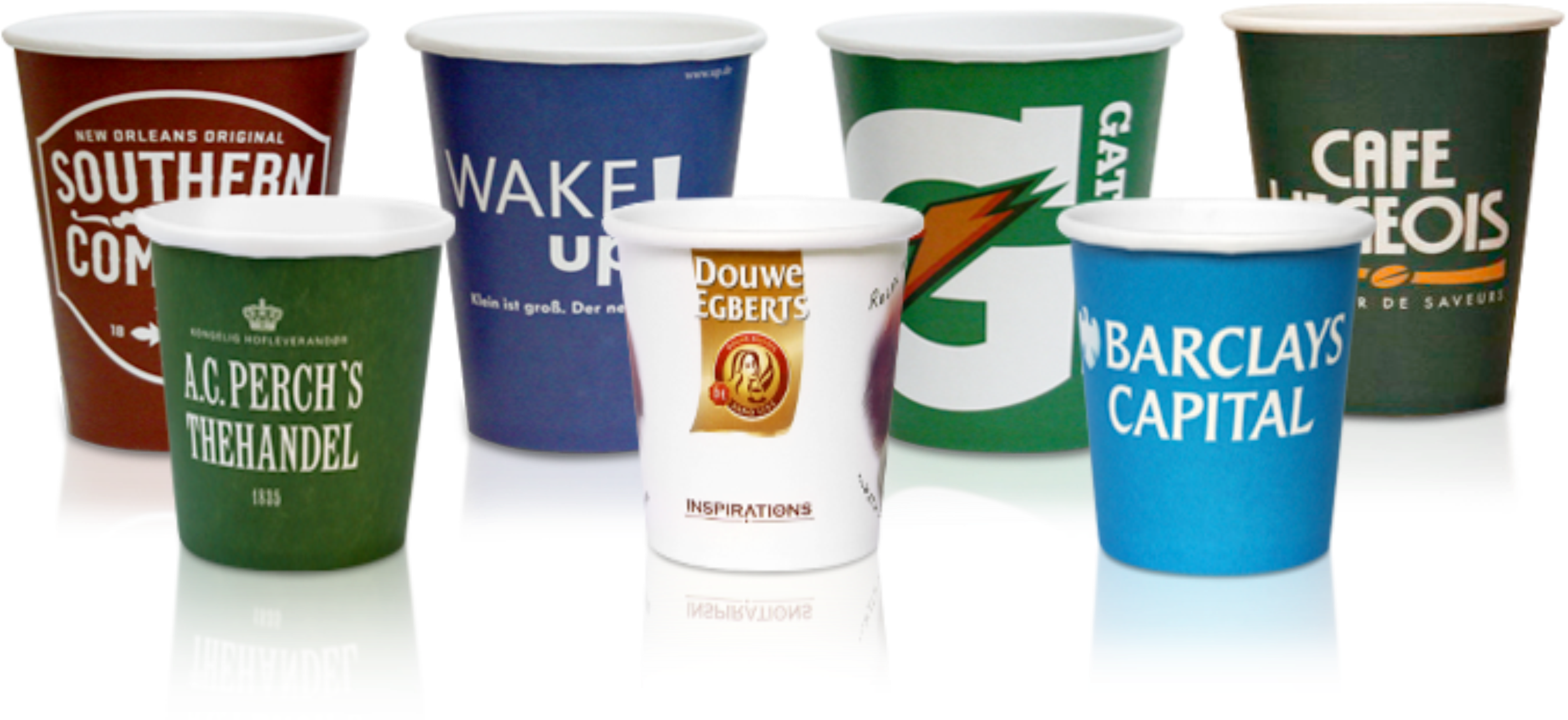 Png Transparent Stock Milkshake Vector Paper Cup - Printed Paper Cups (3118x1530), Png Download