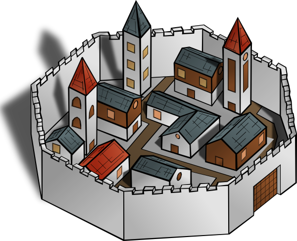 City Clip Art Free Vector 4vector - Create Your Own Game With Rpg Maker Mv (600x487), Png Download