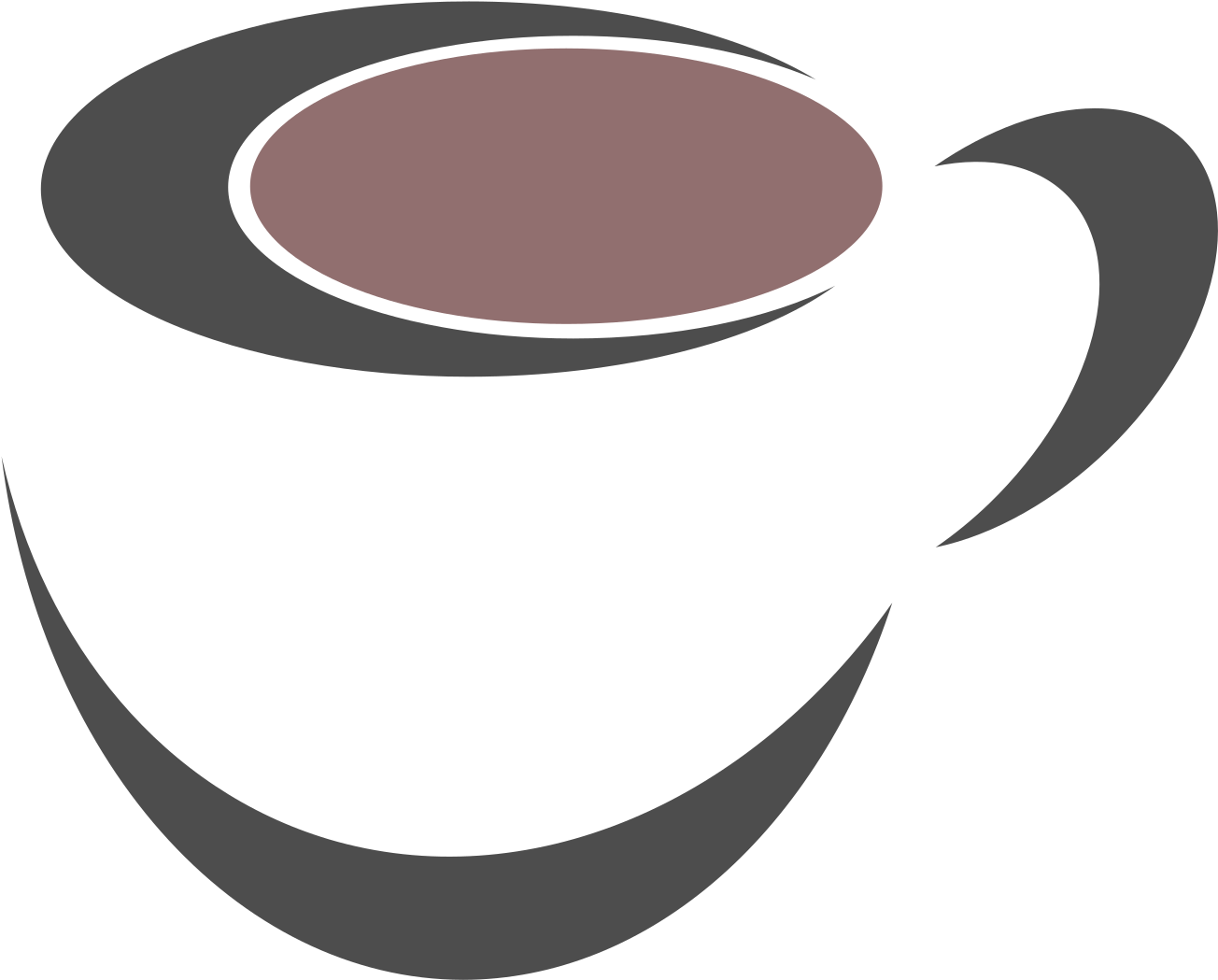 Coffee Cup Vector Png - Cafe Cup Logo Png (2000x2000), Png Download