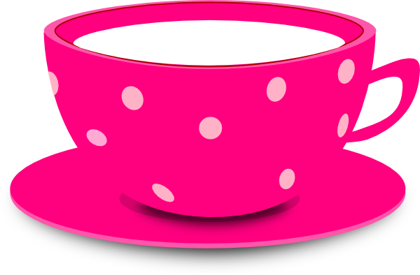 Teacup Vector Cute - Pink Tea Cup Png (600x394), Png Download