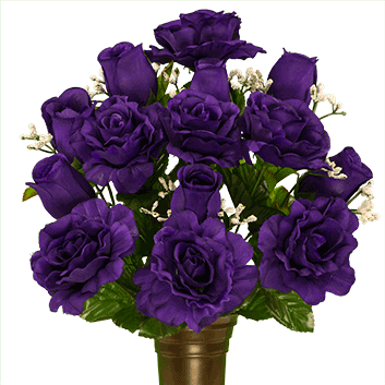Ma1783 Purple Rose Mix - Purple (353x353), Png Download