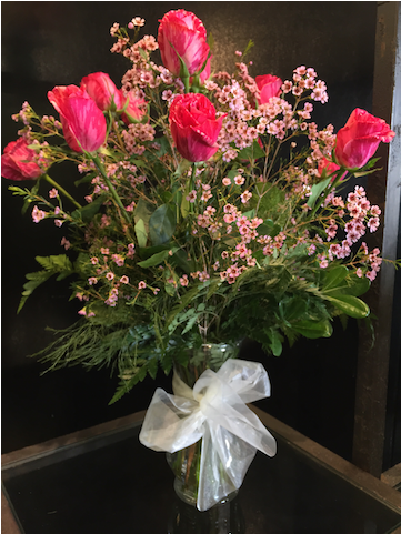 Intuition Dozen Rose Bouquet - Boulder City (480x480), Png Download
