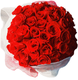 100 Rose Bouquet - Extravagant Bouquet Of Flowers Transparent (375x400), Png Download