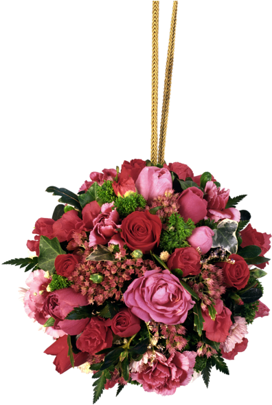 0, - Hanging Flowers Png (415x600), Png Download