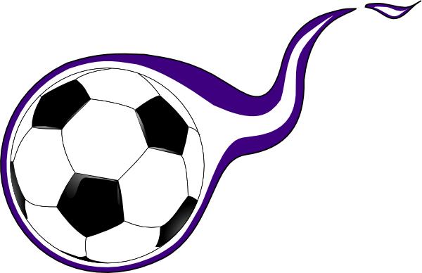 Blue Soccer Ball Png (600x388), Png Download