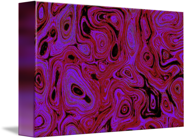 "blood Orange And Purple Fire Stone I" By Sherrie Larch - Zazzle Blutorange Und Lila Feuer-stein I Sdl Tb Decke (650x487), Png Download