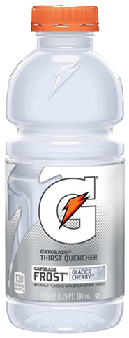 Glacier Cherry, 20oz - Red White And Blue Gatorade (500x500), Png Download
