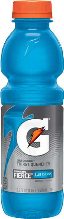 Gatorade Fierce Blue Cherry 12 Count 32 Oz (300x700), Png Download