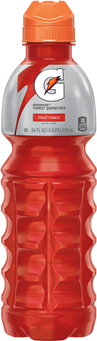 Gatorade Fruit Punch 24 Oz (300x700), Png Download