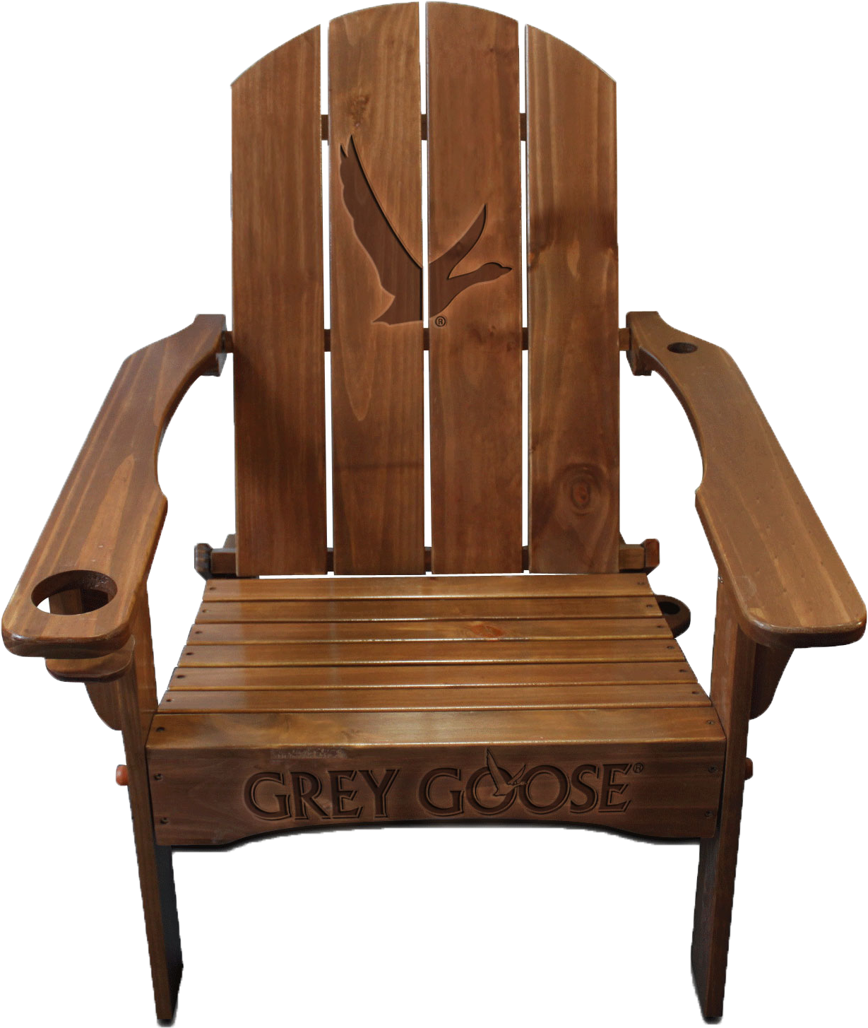 Custom Adirondack Chair Grey Goose - Throne (1360x1542), Png Download