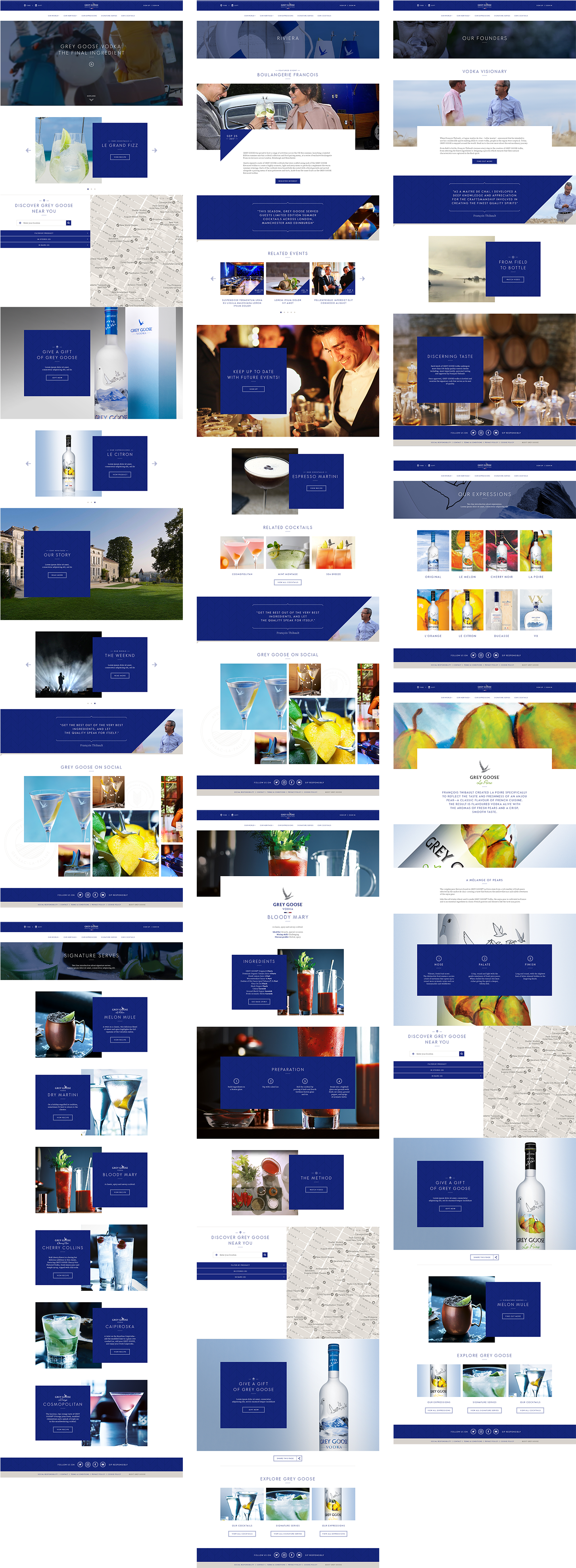 Greygoose Image Grid - Graphic Design (1600x4066), Png Download