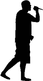 Vocals - Free Vector Live Band (400x390), Png Download