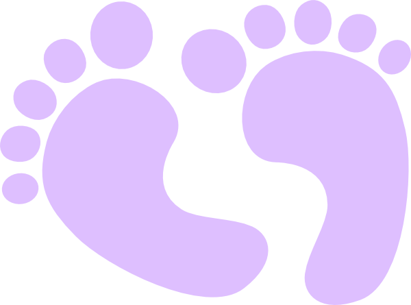 Picture Free Library Baby Feet Clipart - Transparent Background Baby Clip Art (600x445), Png Download