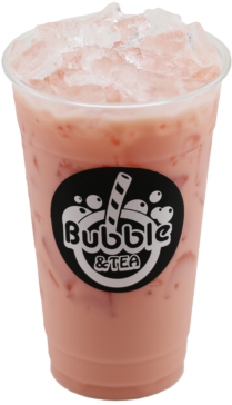 Rose Milk Tea - Milkshake (690x460), Png Download