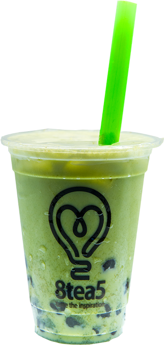 Matcha - Bubble Tea Smoothie Png (588x752), Png Download