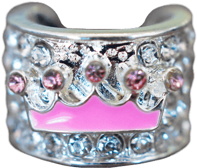 Baby Feet Stethoscope Charm - Ultrascope Crystal Stethoscope Charm - Princess Crown (600x600), Png Download