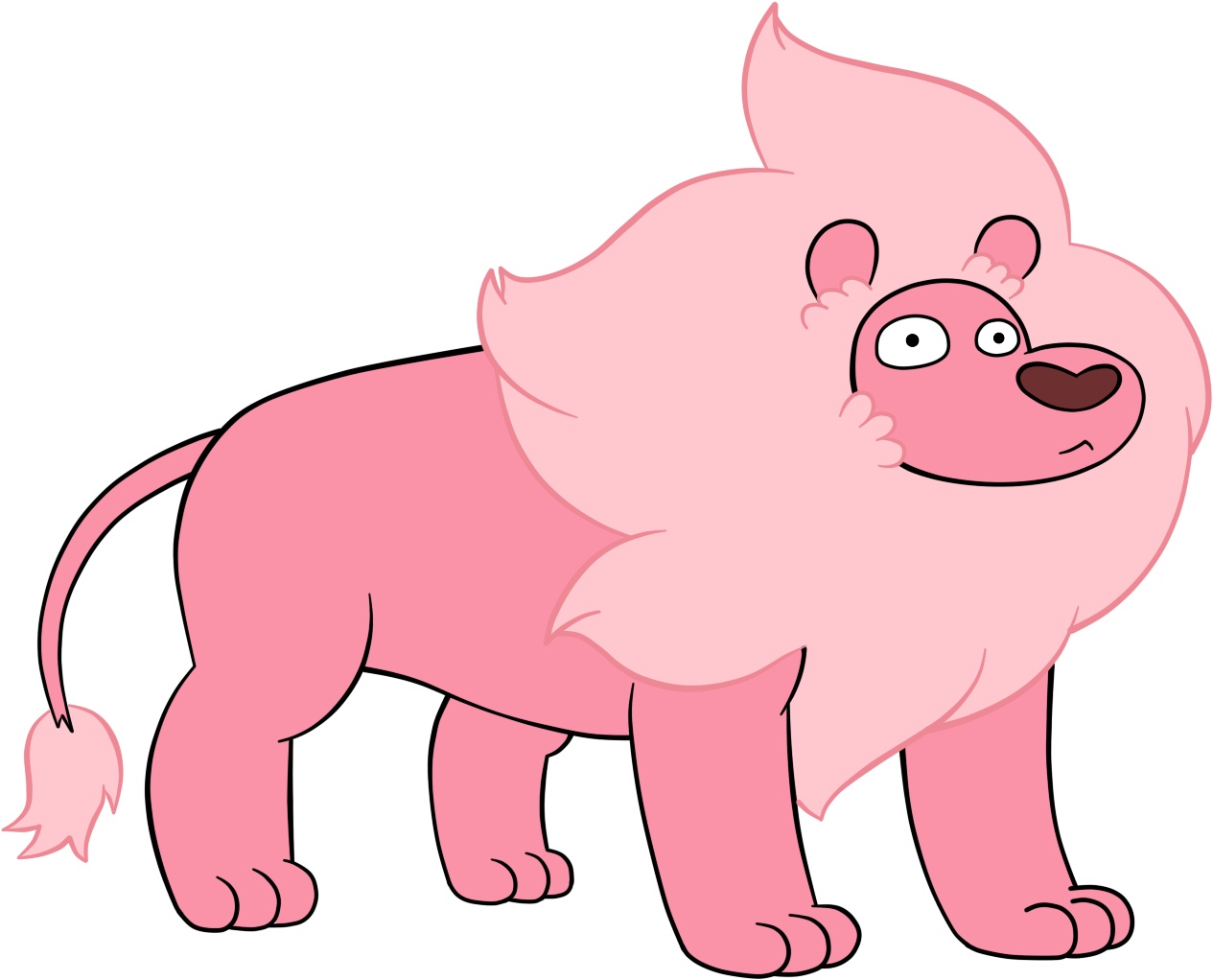 Lion Transparent Steven Universe - Steven Universe Far Distance Render (1398x1044), Png Download