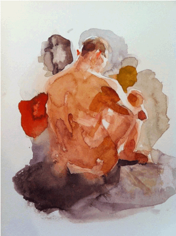 Play Pause - Watercolor Paint (520x520), Png Download