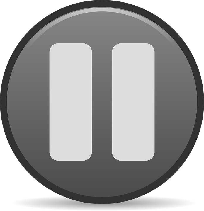 Say It Ain't So, Right I Know, I Know - Paused Icon (696x720), Png Download