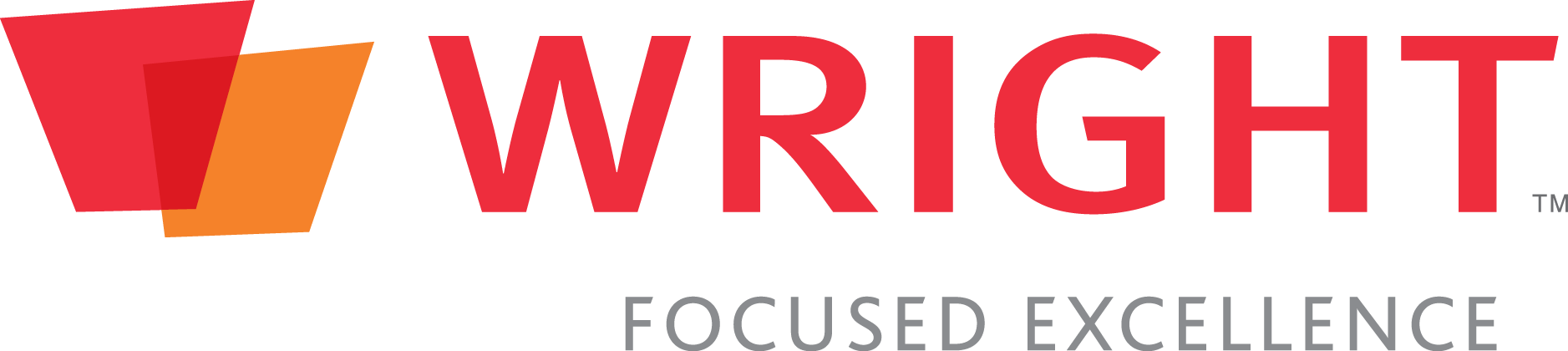 Wright Logo With Tagline Cropped - Wright Medical Group Logo (1877x420), Png Download