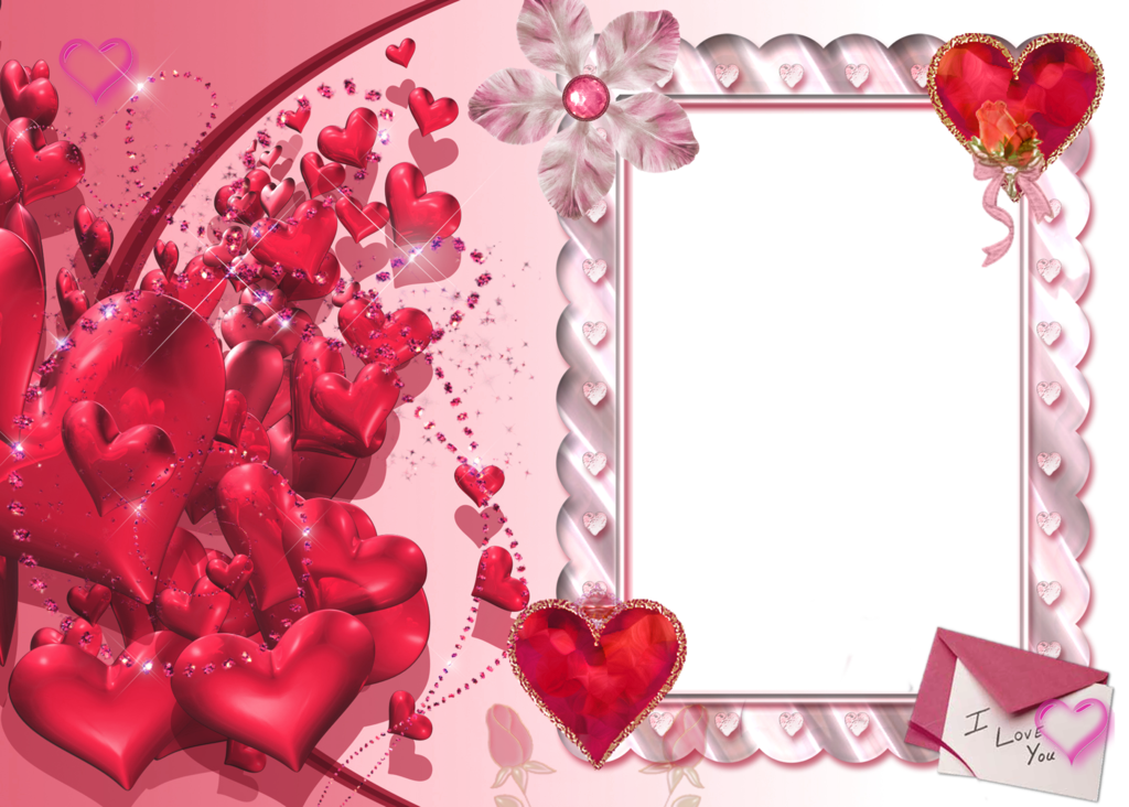 Hd Love Photo Frame (1024x732), Png Download