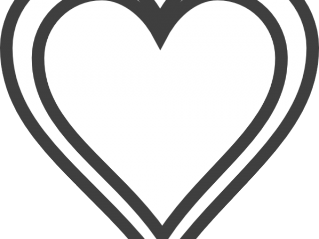 Heart Silhouette Cliparts - Clip Art (640x480), Png Download