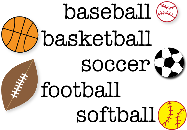 Free Sports Clipart - Sports Clipart (826x561), Png Download