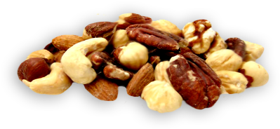 Fancy Mixed Nuts - Mixed Nuts Transparent Png (524x307), Png Download