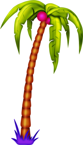 Palm Tree - Hawaian Tree Png (286x500), Png Download