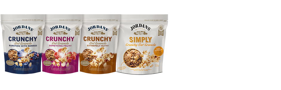 3d Jordans Crunchy Family Transparent - Jordans Simply Crunchy Oat Granola Honey 750g (1200x510), Png Download