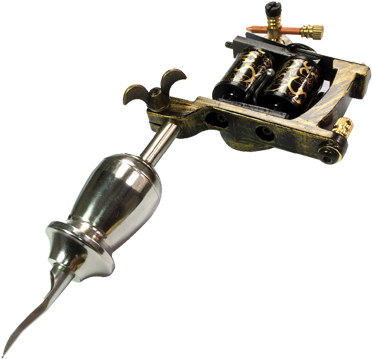 Tattoo Machine (380x379), Png Download