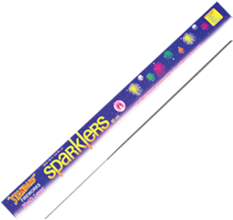 5 Color Sparklers - Standard Fireworks (500x500), Png Download