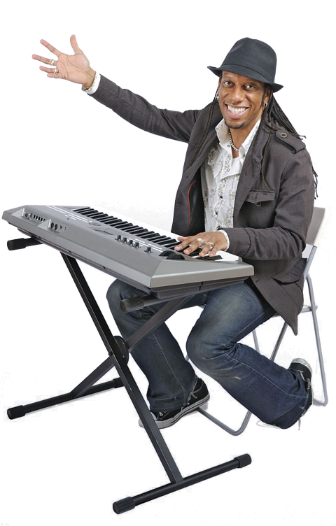 Electric Piano Png Download - Keyboard Player (480x752), Png Download