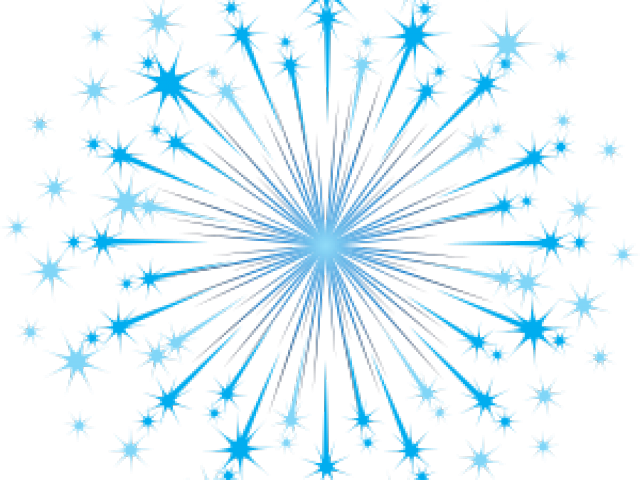 Sparklers Clipart Red White Blue Firework - Fireworks (640x480), Png Download