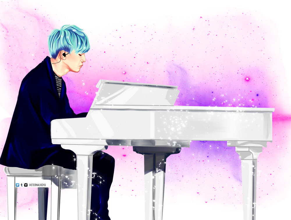 [fa] Prince Of Piano ☆ Yoongi Photo Credit - Yoongi Piano Png (1000x755), Png Download