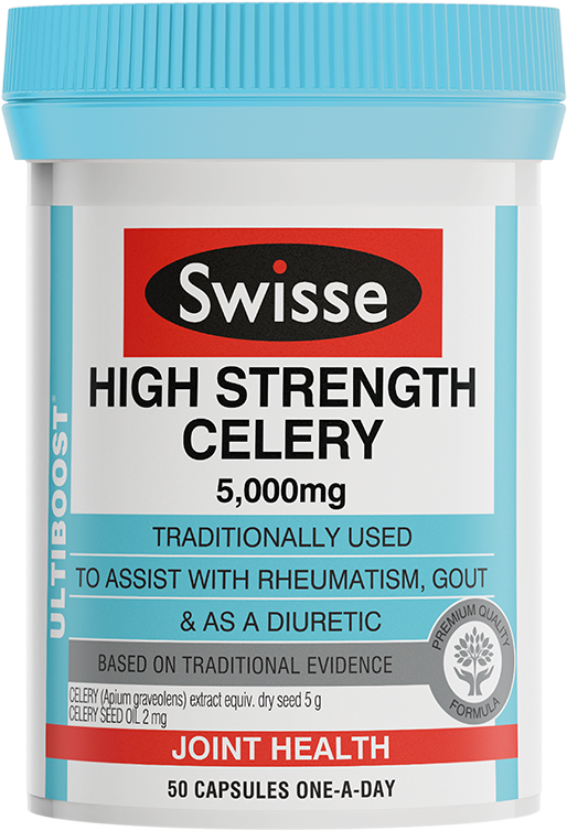 Swisse Ultiboost High Strength Celery - Swisse High Strength Celery 50 Capsule (700x880), Png Download
