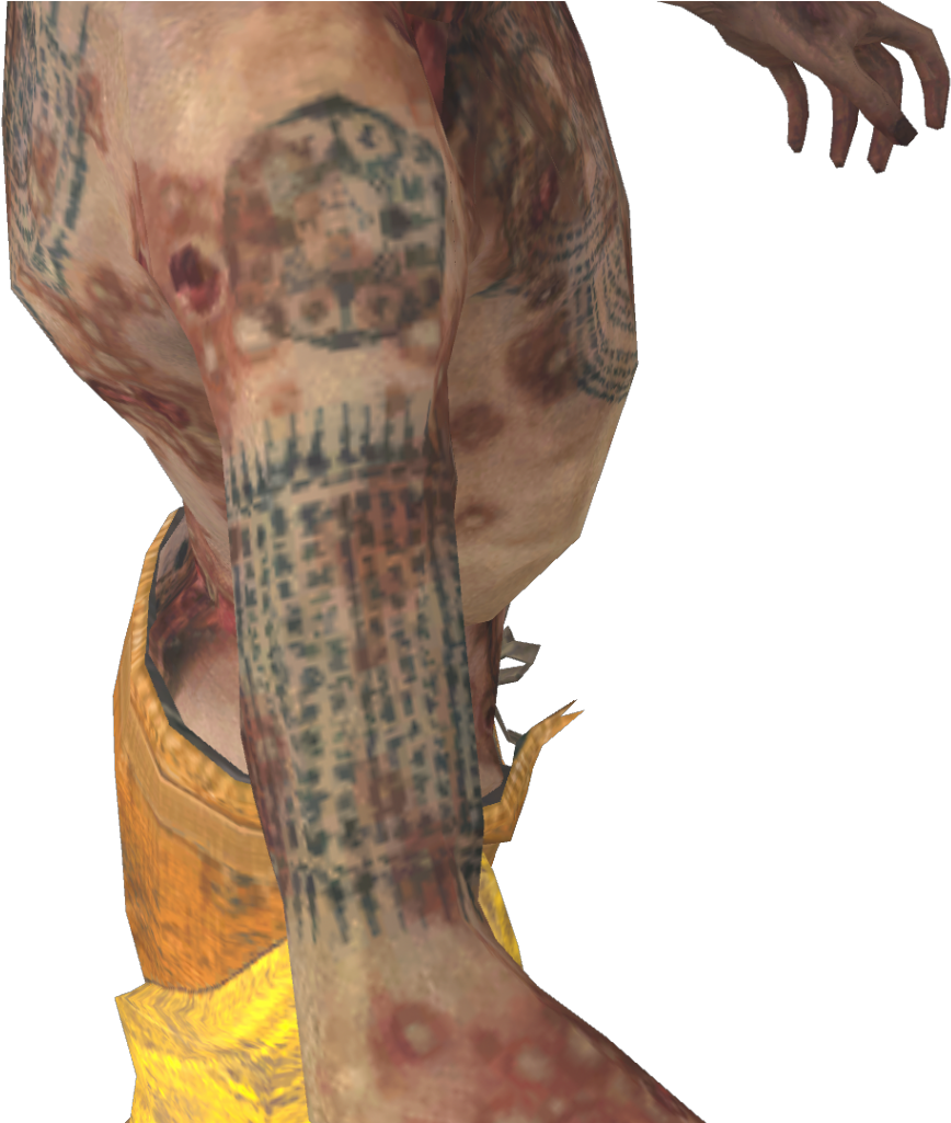 Viet Zombie Vcgrunt-rightarmtattoo Zpsc1 - Sak Yant Tattoo On Arm (552x640), Png Download