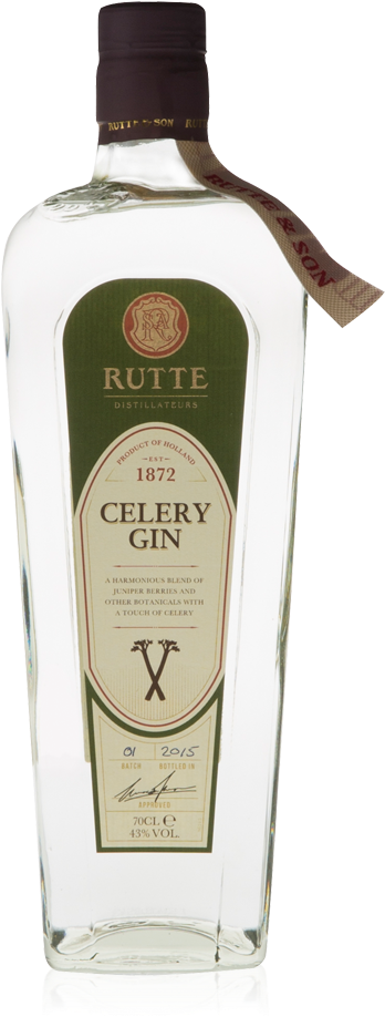 Rutte Celery Gin Bottle - Rutte Celery Dry Flavoured Gin (460x950), Png Download