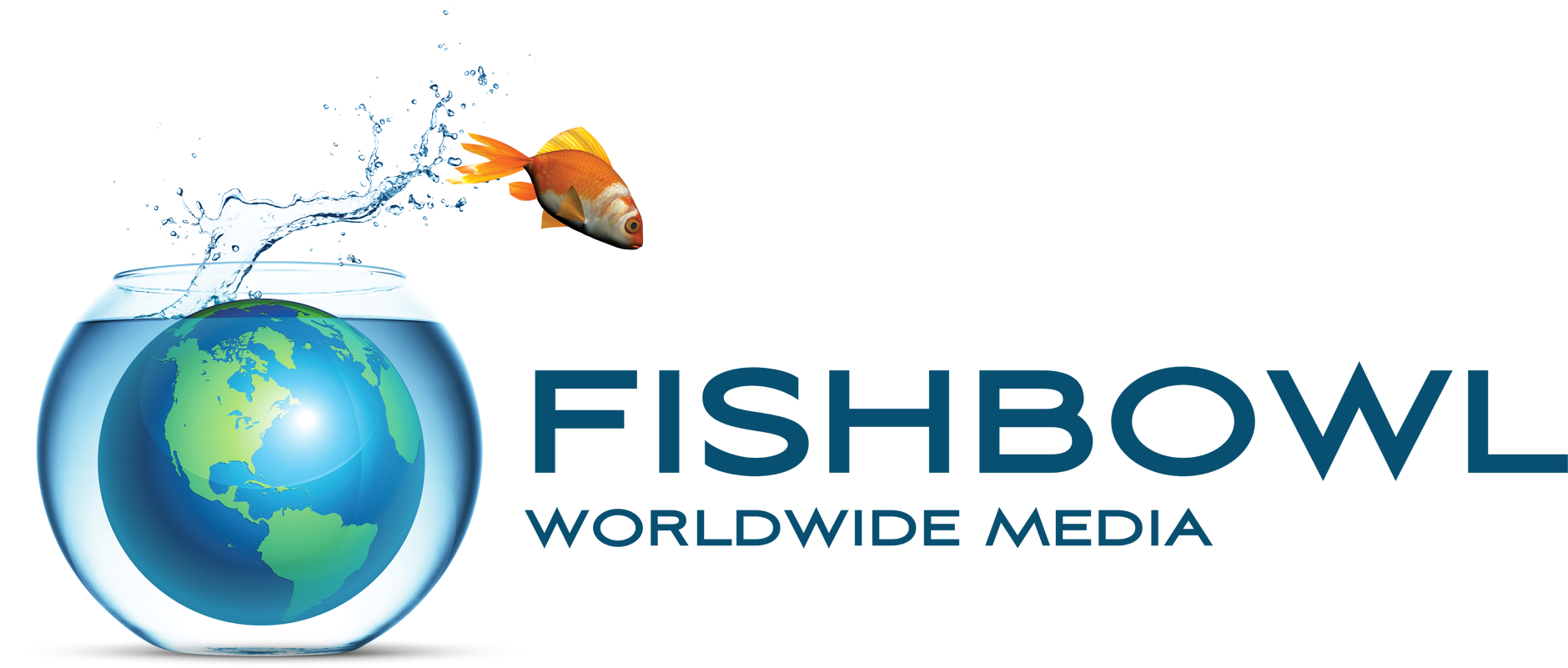 Fish Bowl Picture - Fishbowl Worldwide Media Logo (1920x808), Png Download