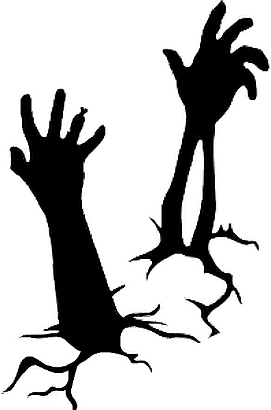 Report Abuse - Manos De Zombies Png (396x598), Png Download