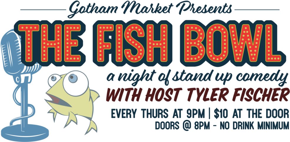 Gotham Market Presents A Promisingly Spectacular Comedy - Cartoon (1000x510), Png Download