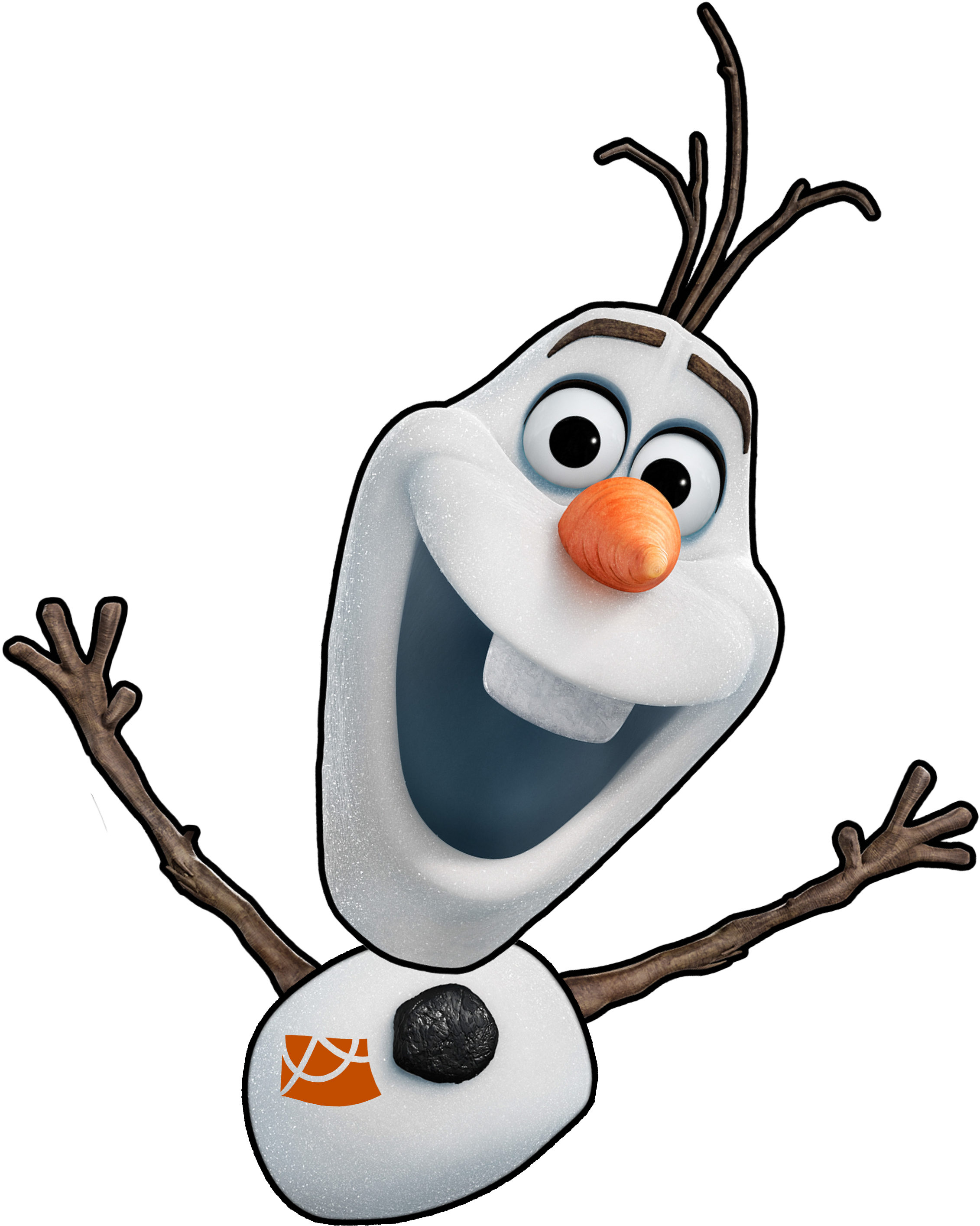 Jpg Black And White Stock Hand Frames Illustrations - Olaf Png (3000x4000), Png Download