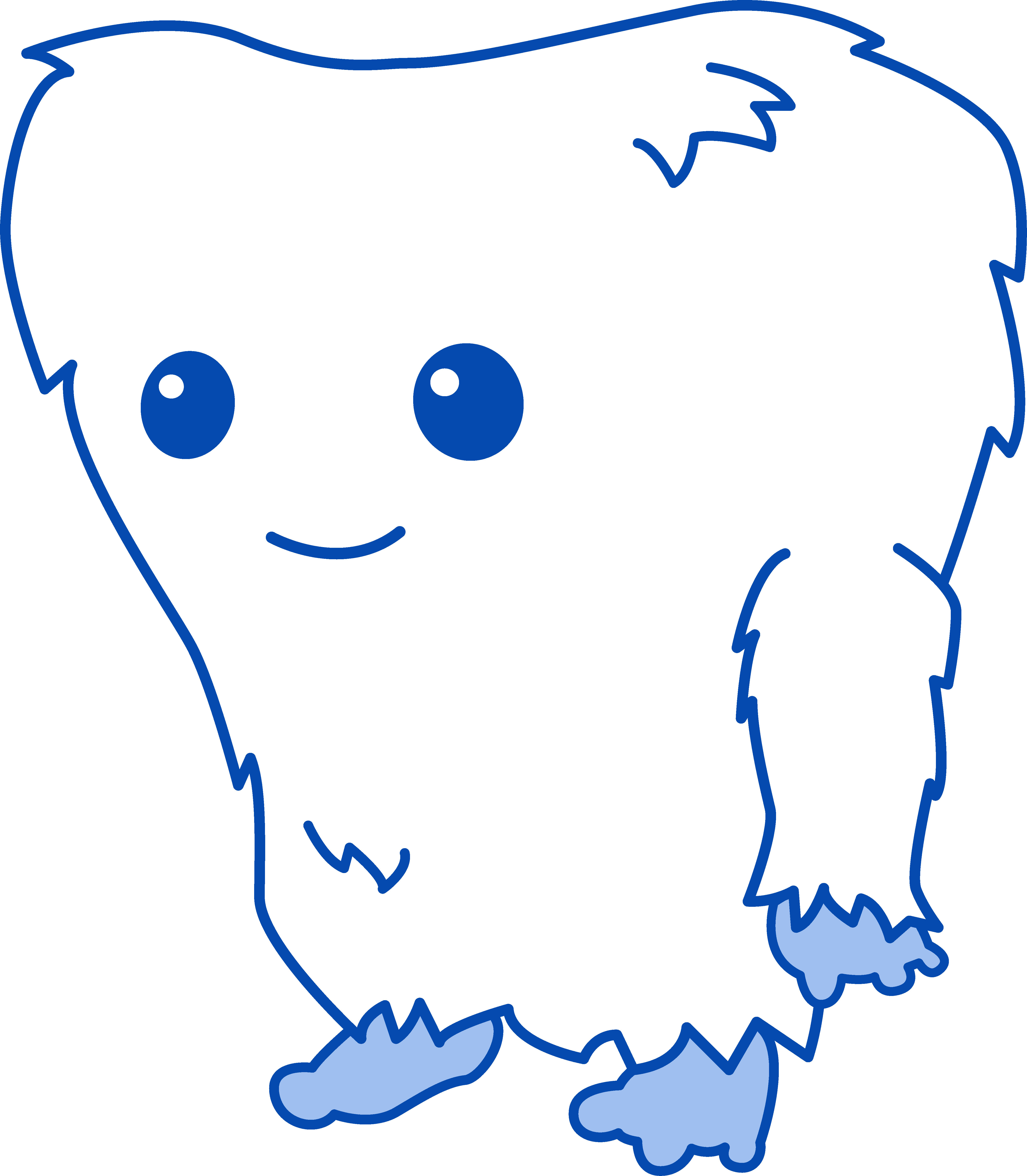 Image Of A Yeti - Cute Yeti Clipart (699x800), Png Download