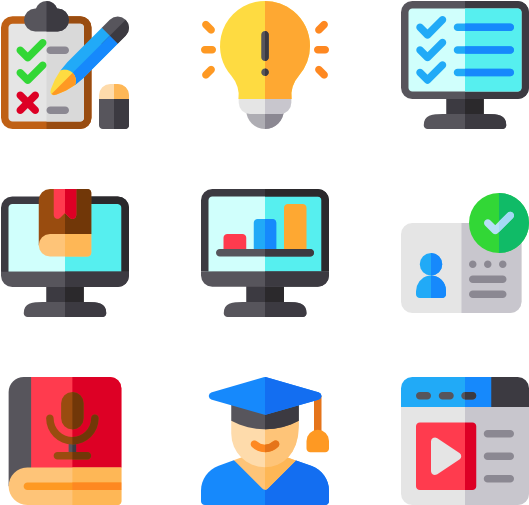 Online Learning - Vector Graphics (600x564), Png Download