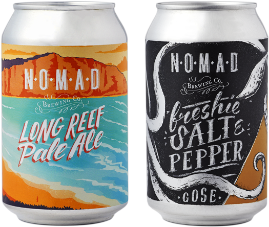 Cans For Carousel - Nomad Freshie Salt & Pepper Can 330ml (1024x450), Png Download
