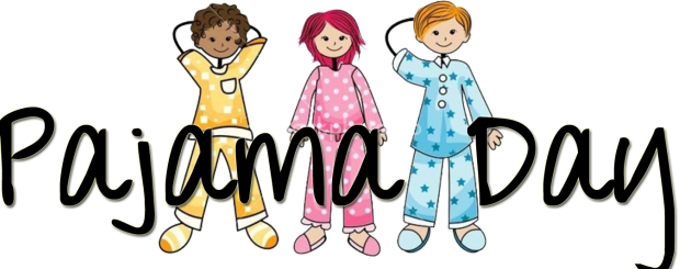 Pajama Clip Art Free Pajamas Days - Pajama Day Clipart (620x245), Png Download